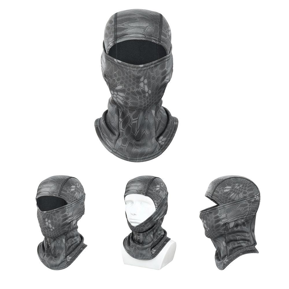 Winter Warmer Fleece Tactical Balaclava Full Face Mask Ski Paintball Running Hunting Hiking Cycling Sports Snowboard Scarf Men Motocross Summer Men Face Scarf Mask Sunscreen Dustproof Army Cycling Hunting Fishing Tactical Airsoft Hat