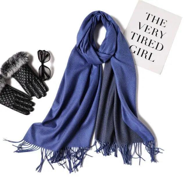 Winter Women Scarf Fashion Solid Soft  Scarves For Lady Shawls Wrap Casual Wear Travel Friendly For Winter Fall Winter Classic Warm Soft Chunky Warm Scarves Wrap Scarf