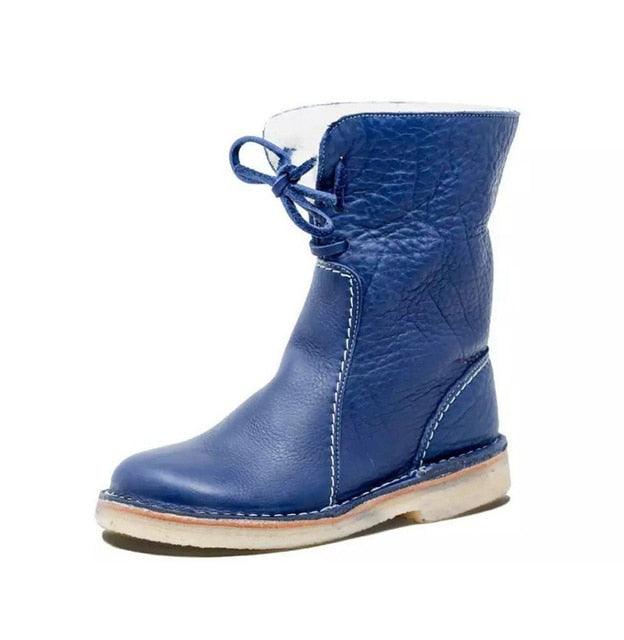 Women's Casual Shoes Sports Women's Flat Shoes High Top Elastic Boots Walking Shoes Trail Running Winter Boots Thermal Snow Outdoor Mid Calf Rain Booties With Warm Fur