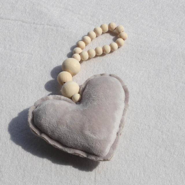 Wooden Beads Moon Star Heart Ornaments Dream Catcher Kids Room Decoration Wall Hanging Girls Baby Tents Handmade Wall Hanging Decor Home Gifts for Girls Gifts for Women