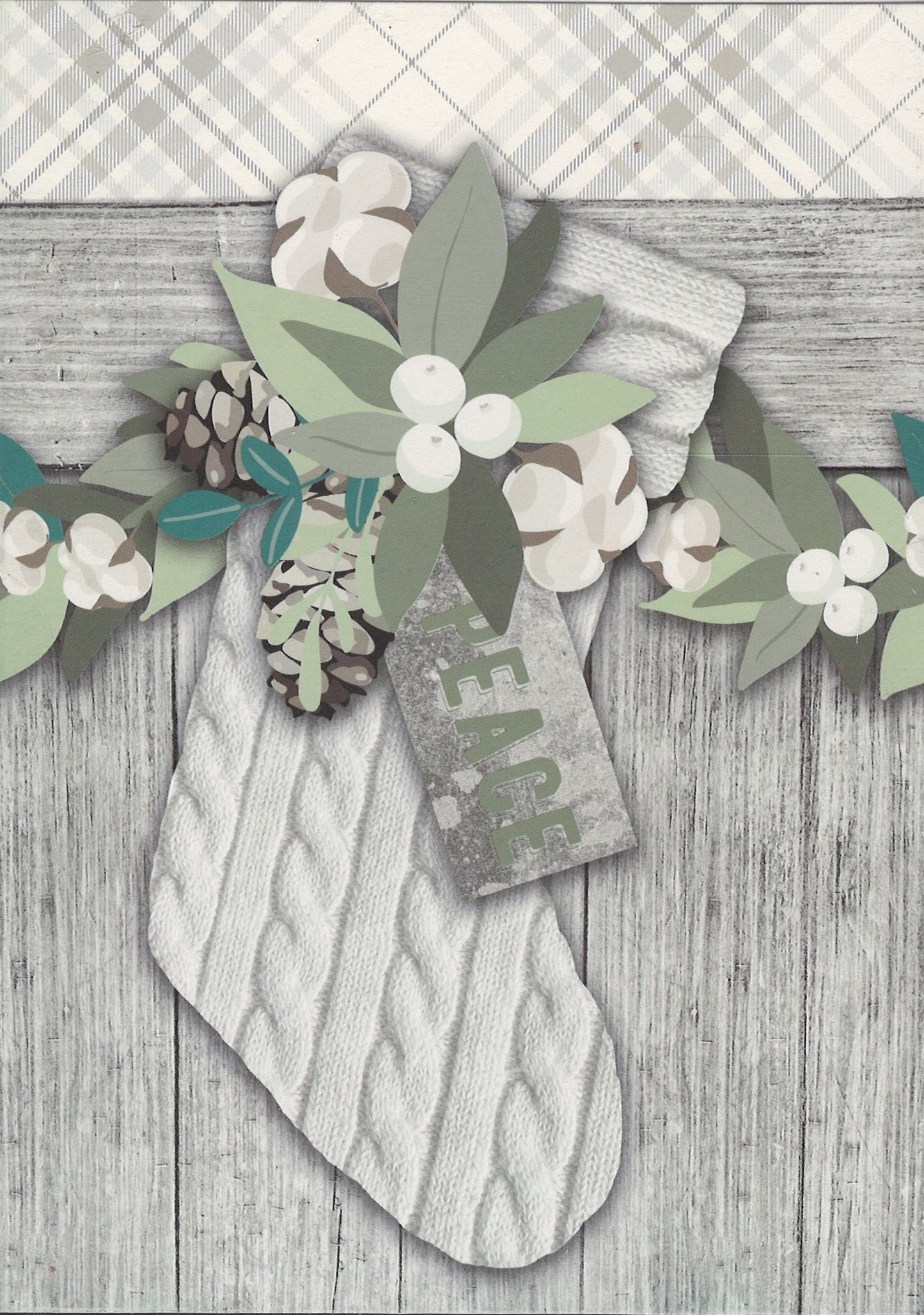 Farm House Boxed Cards – Peace Stocking
