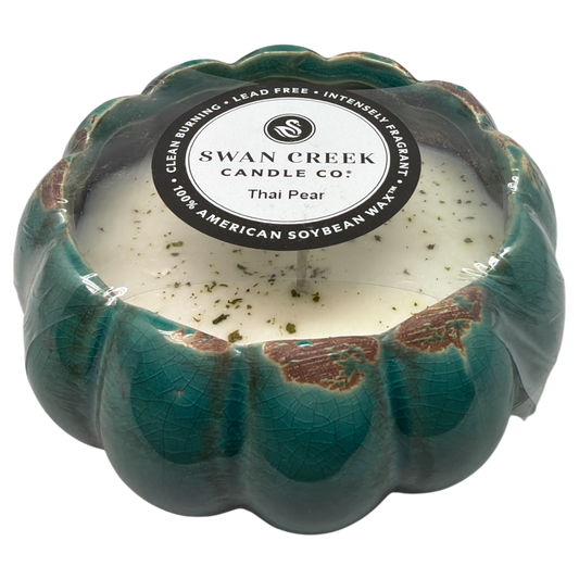 Small Petal Bowl  Soy Candle - Thai Pear