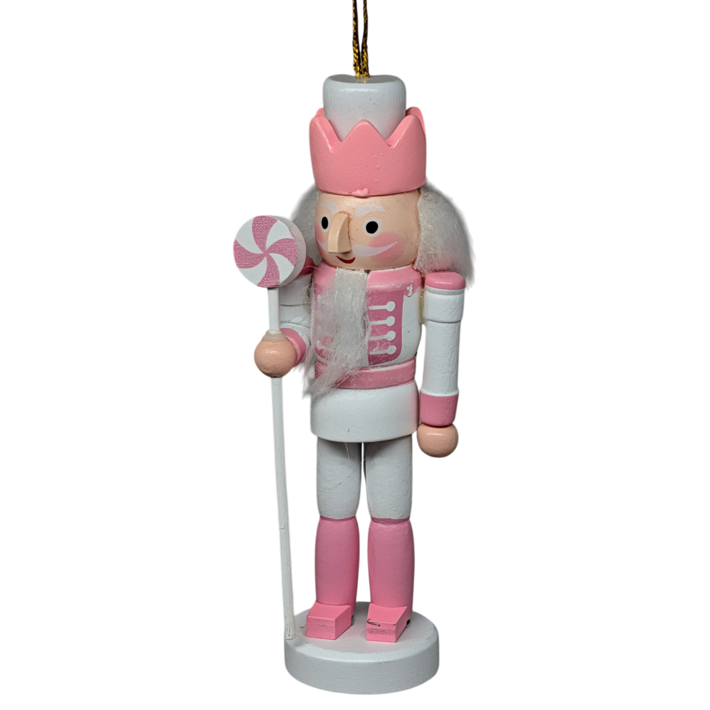 Pink And White Nutcracker Ornament - Set Of 5