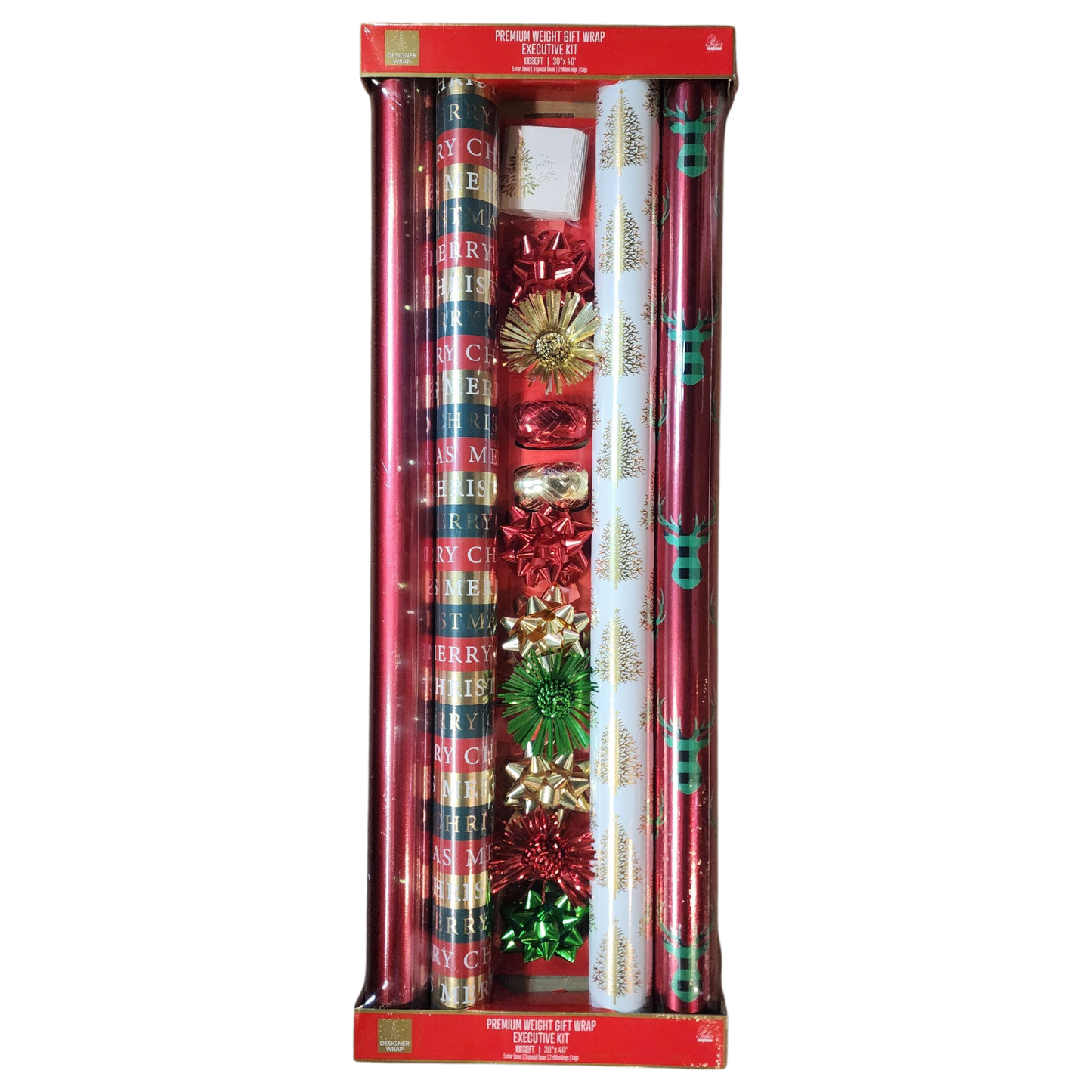 Premium Executive Gift Wrap Kit - Red