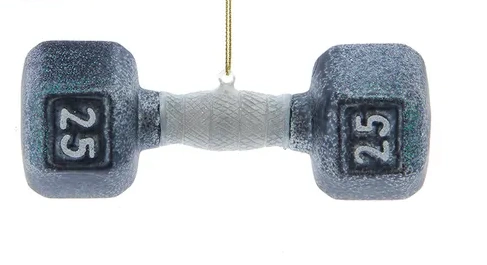 Dumbell  Ornament Glass