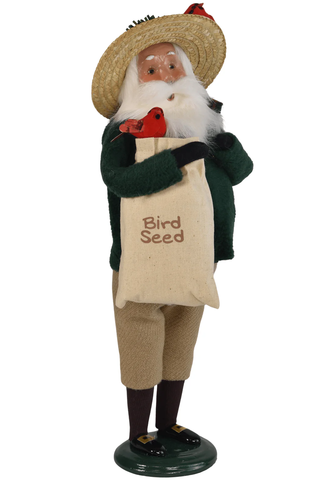 Cardinal Santa Caroler by Byers' Choice