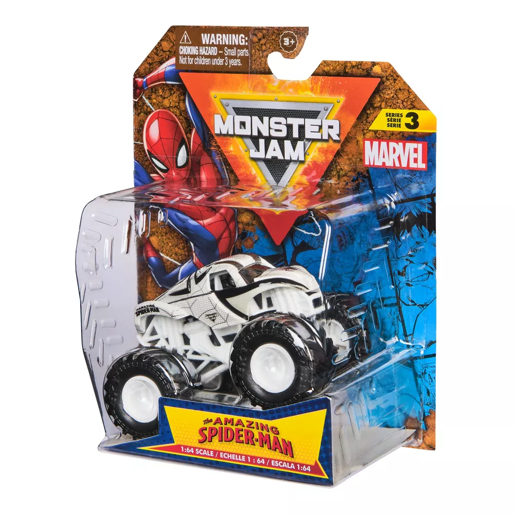 Monster Jam Die-Cast Monster Truck (1:64 scale) - Spiderman