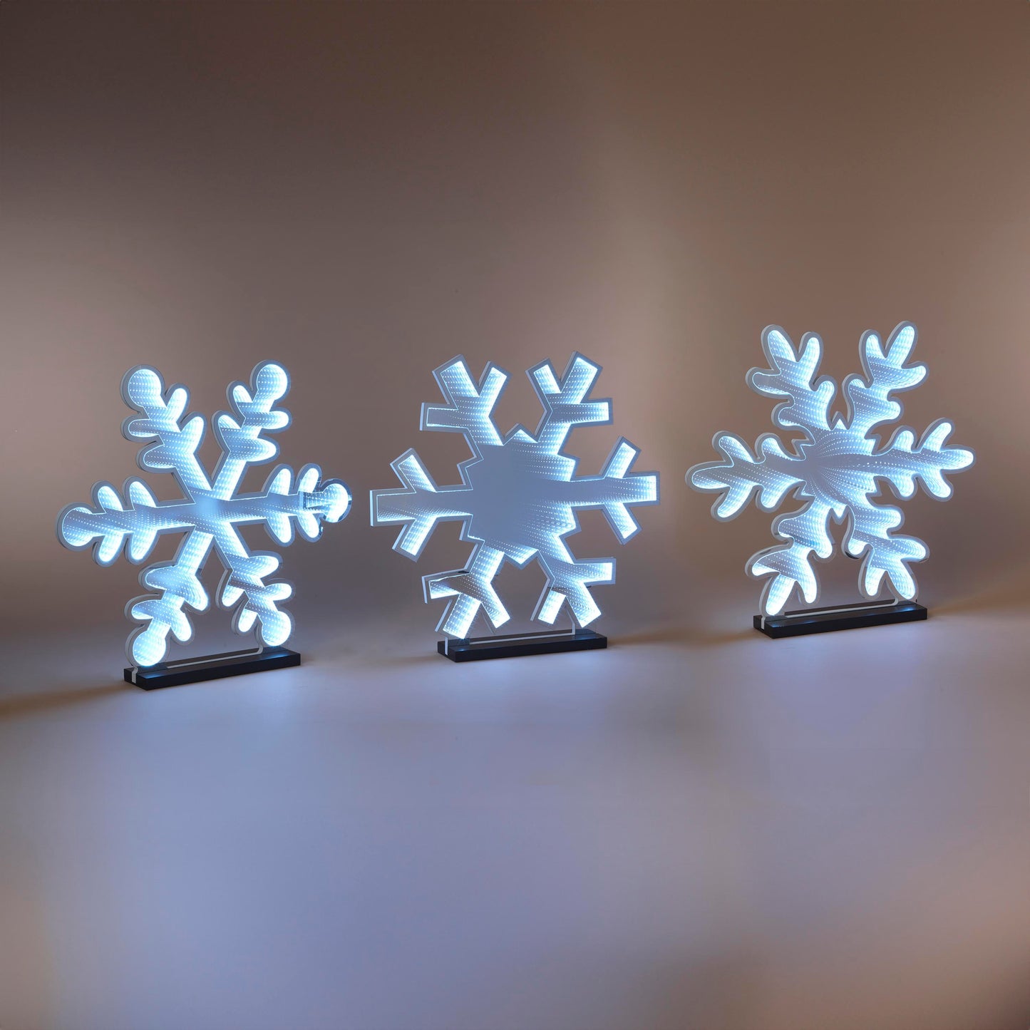 Infinity Lighted Holiday Snowflake – 30 inch -