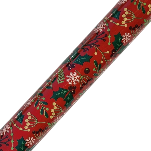 Botanical Roll Wrap - 30" x 168" - Holly Leaves