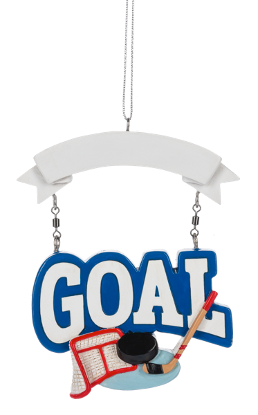 Hockey Goal Ornament
