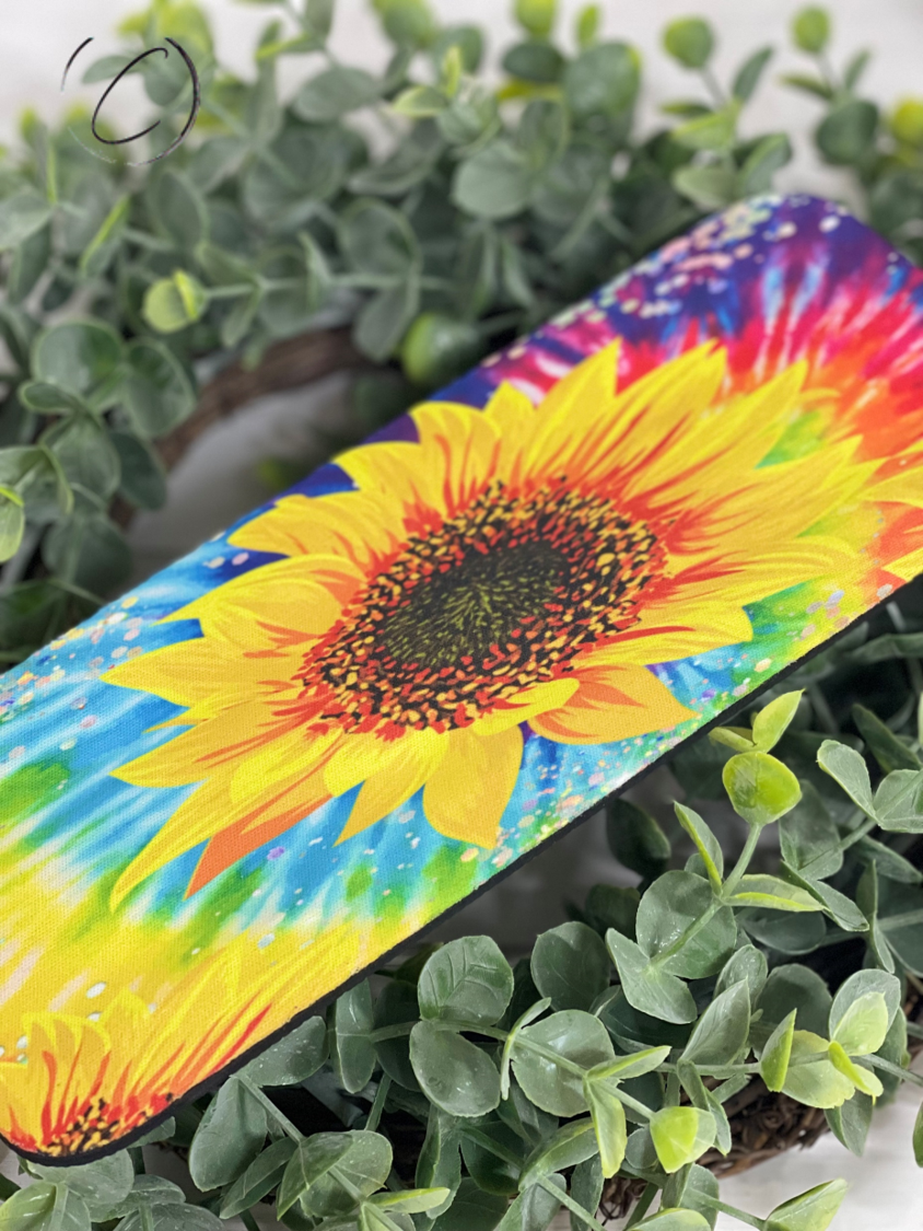 Groovy Sunflower Slap Wrap Can Cooler