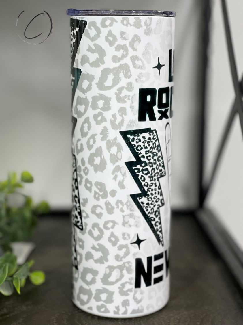 Let's Rock This New Year 20oz Skinny Tumbler