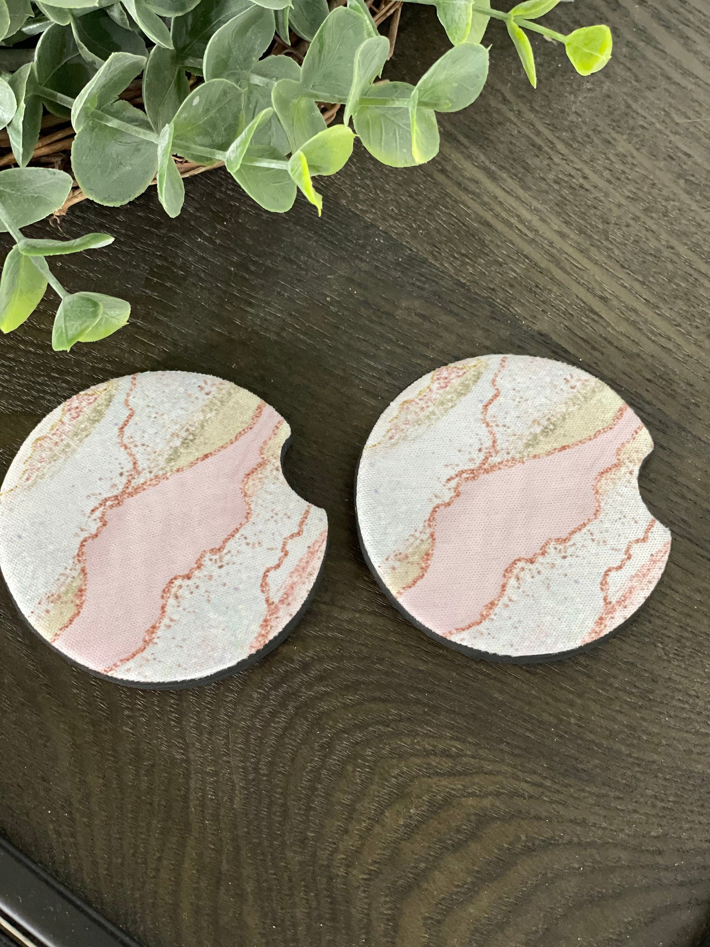 Milky Way Neoprene Car Coaster Set